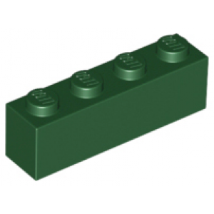 Steen 1x4 Dark Green